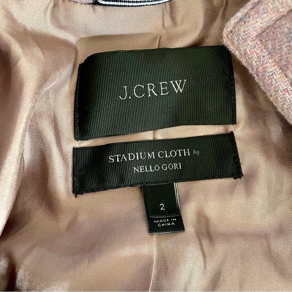 J. Crew Chateau Parka Coat Italian Stadium Cloth
Wool Camel Brown Women's Size 2 - Picture 3 of 10